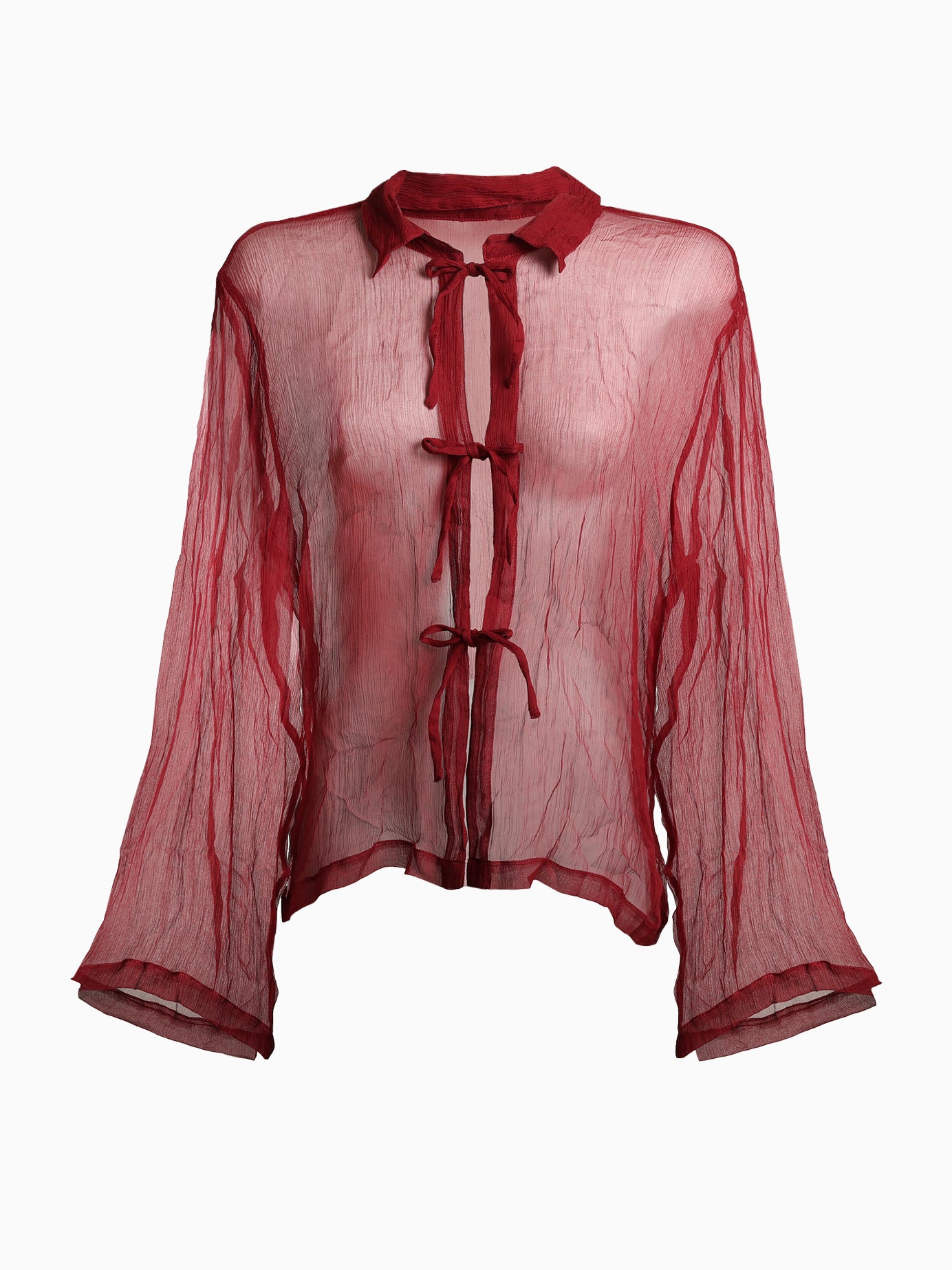 Saam Plum Silk Shirt