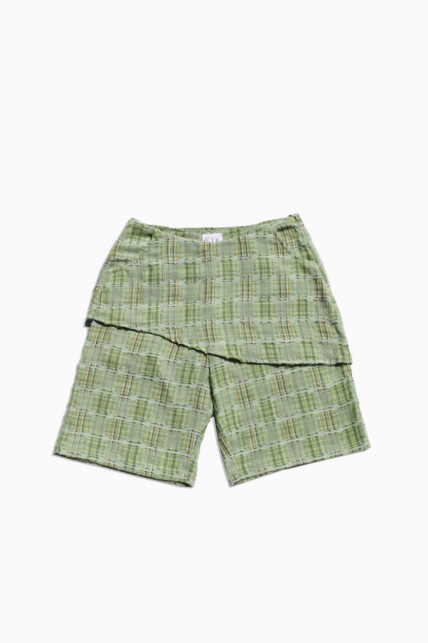 Chico Green Check Shorts