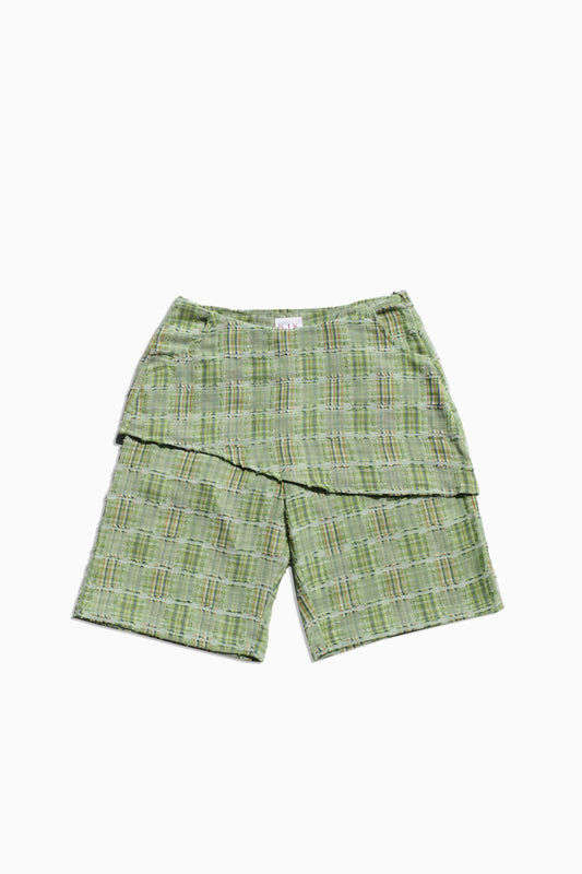 Chico Green Check Shorts