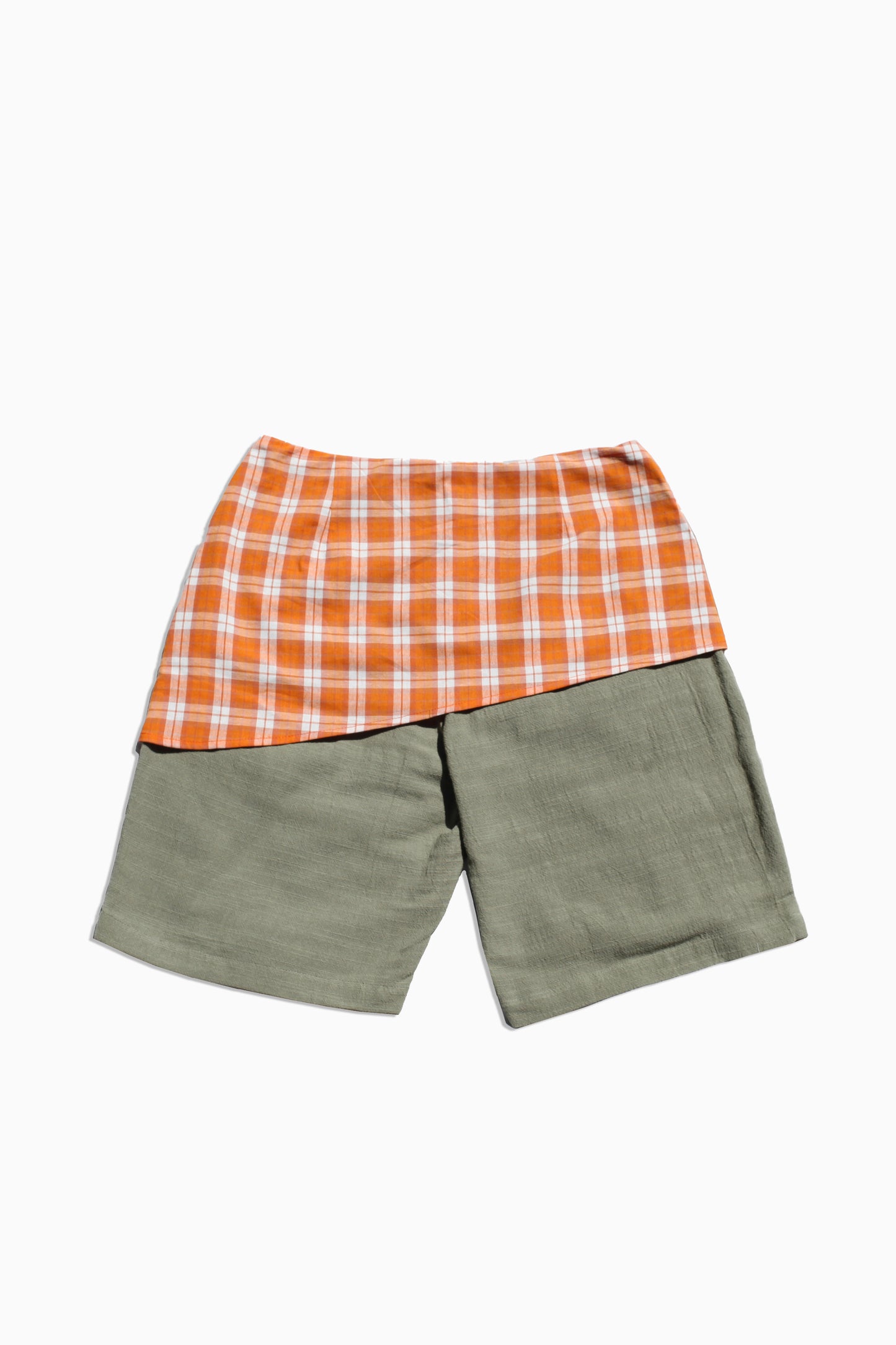 Chico Orange Check Shorts