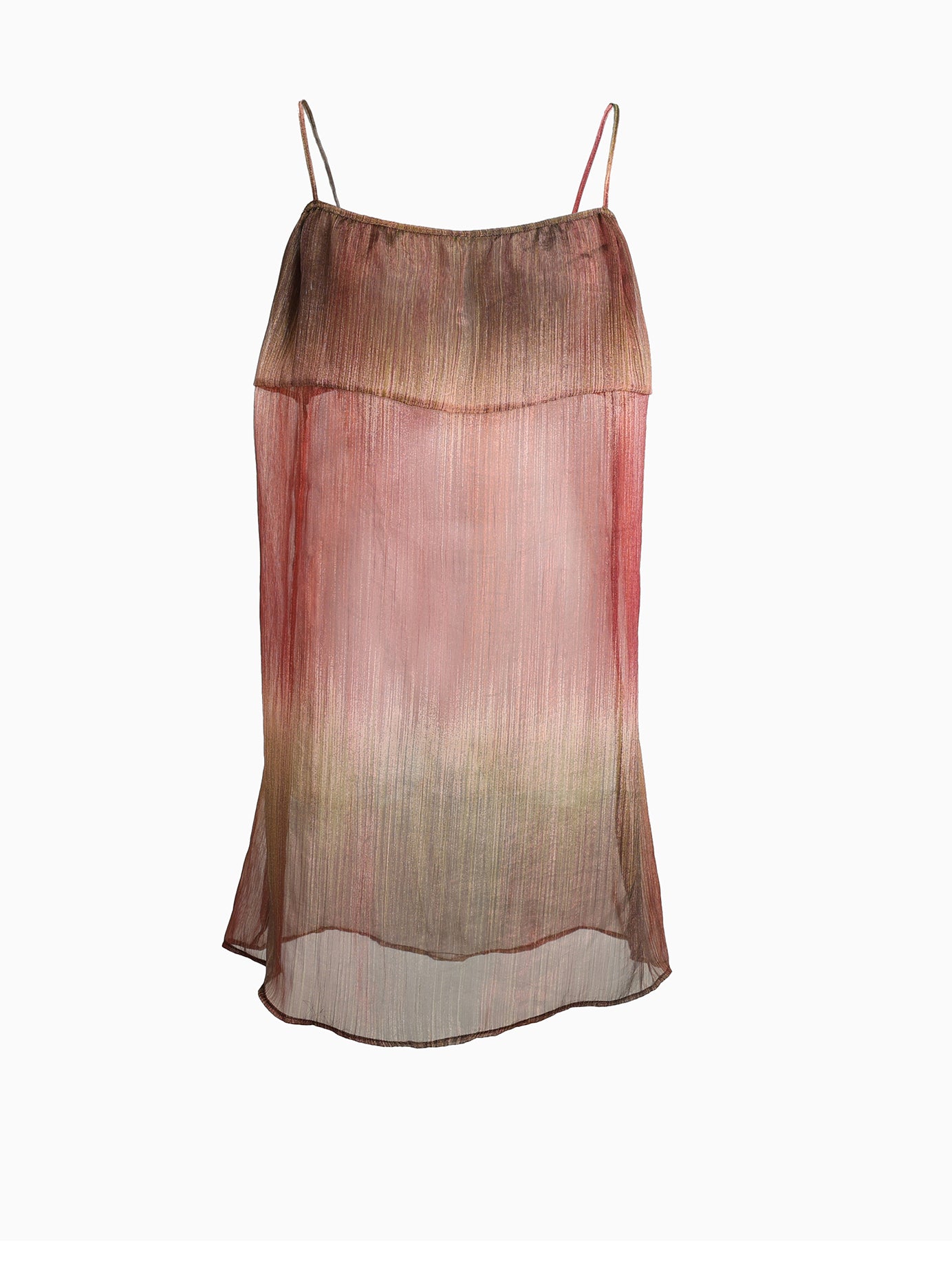 Chi Terra Silk Slip Dress