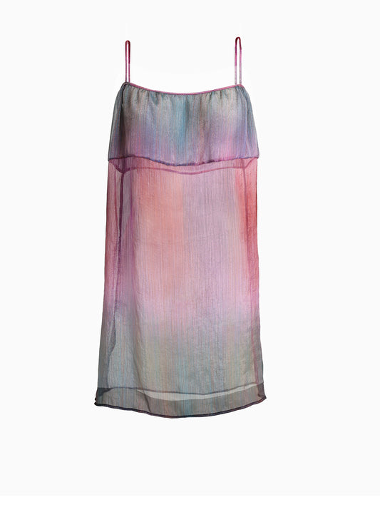 Chi Aura Silk Slip Dress