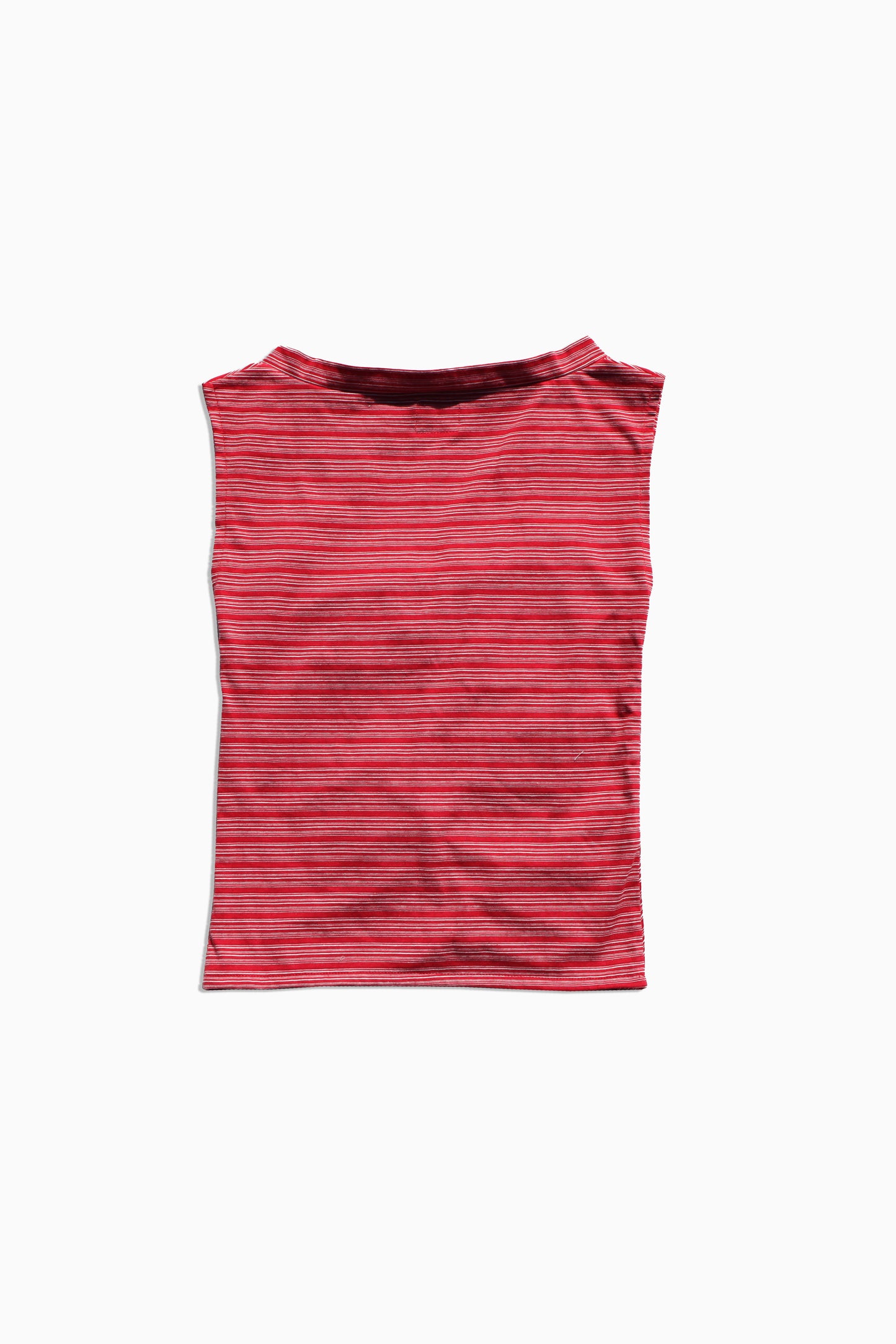 Miya Red Stripe Ruched Top