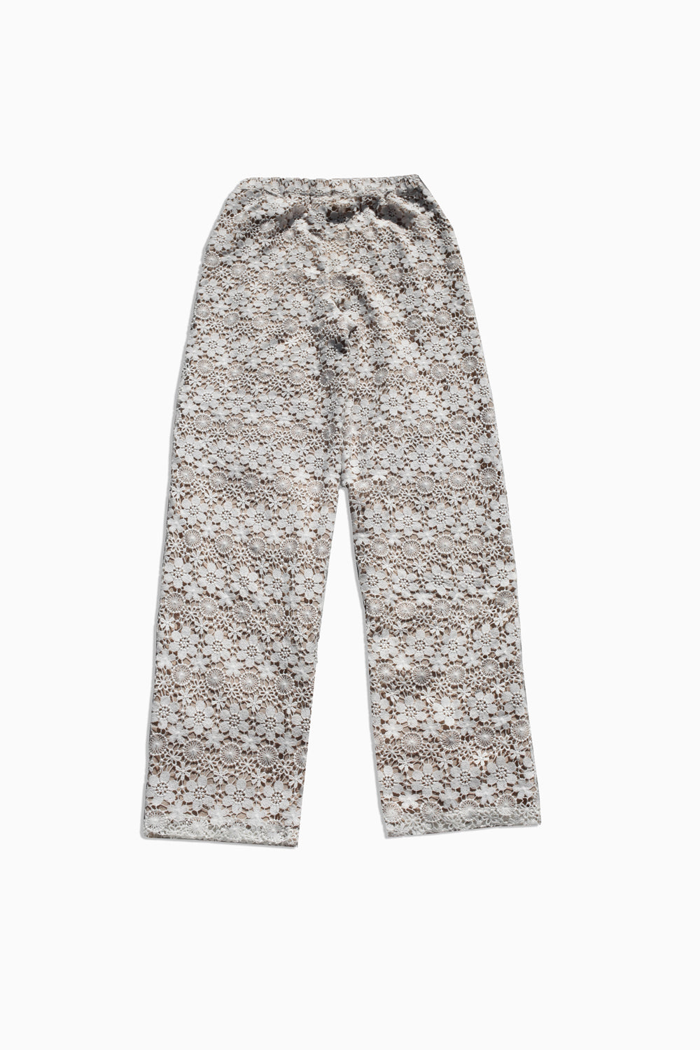 Rumi White Lace Trousers
