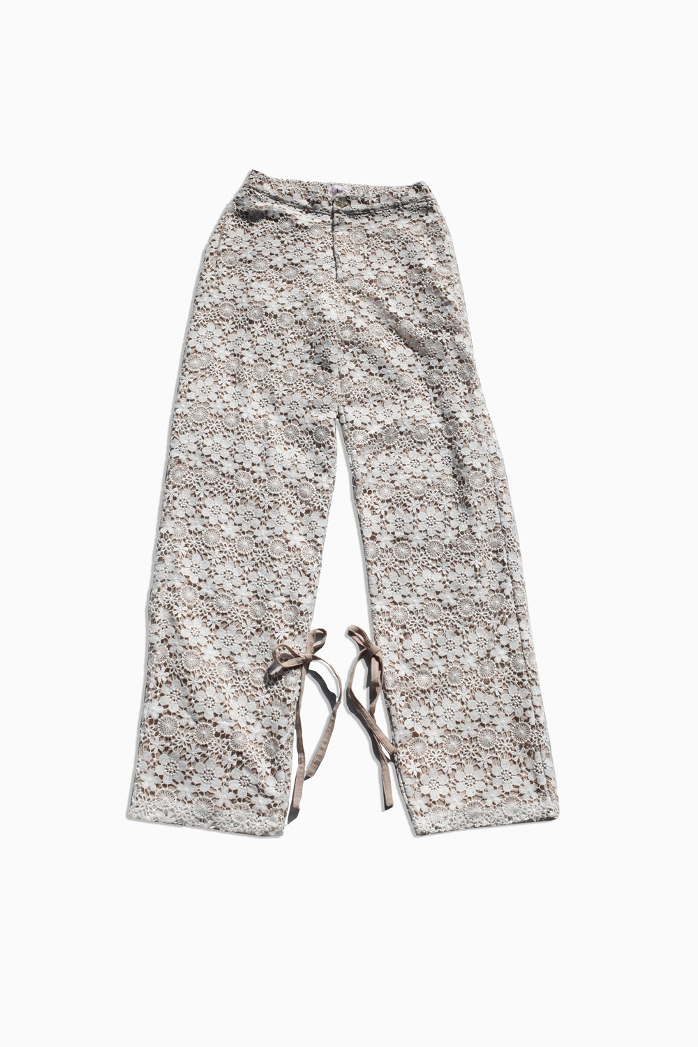 Rumi White Lace Trousers