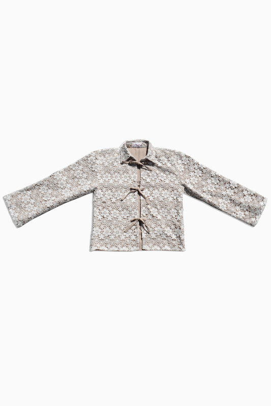 Saam White Lace Shirt