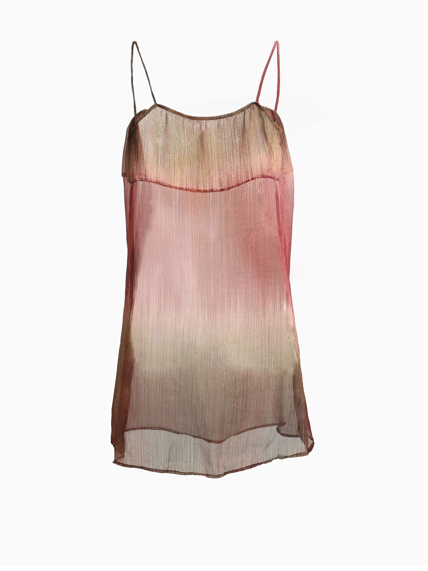 Chi Terra Silk Slip Dress