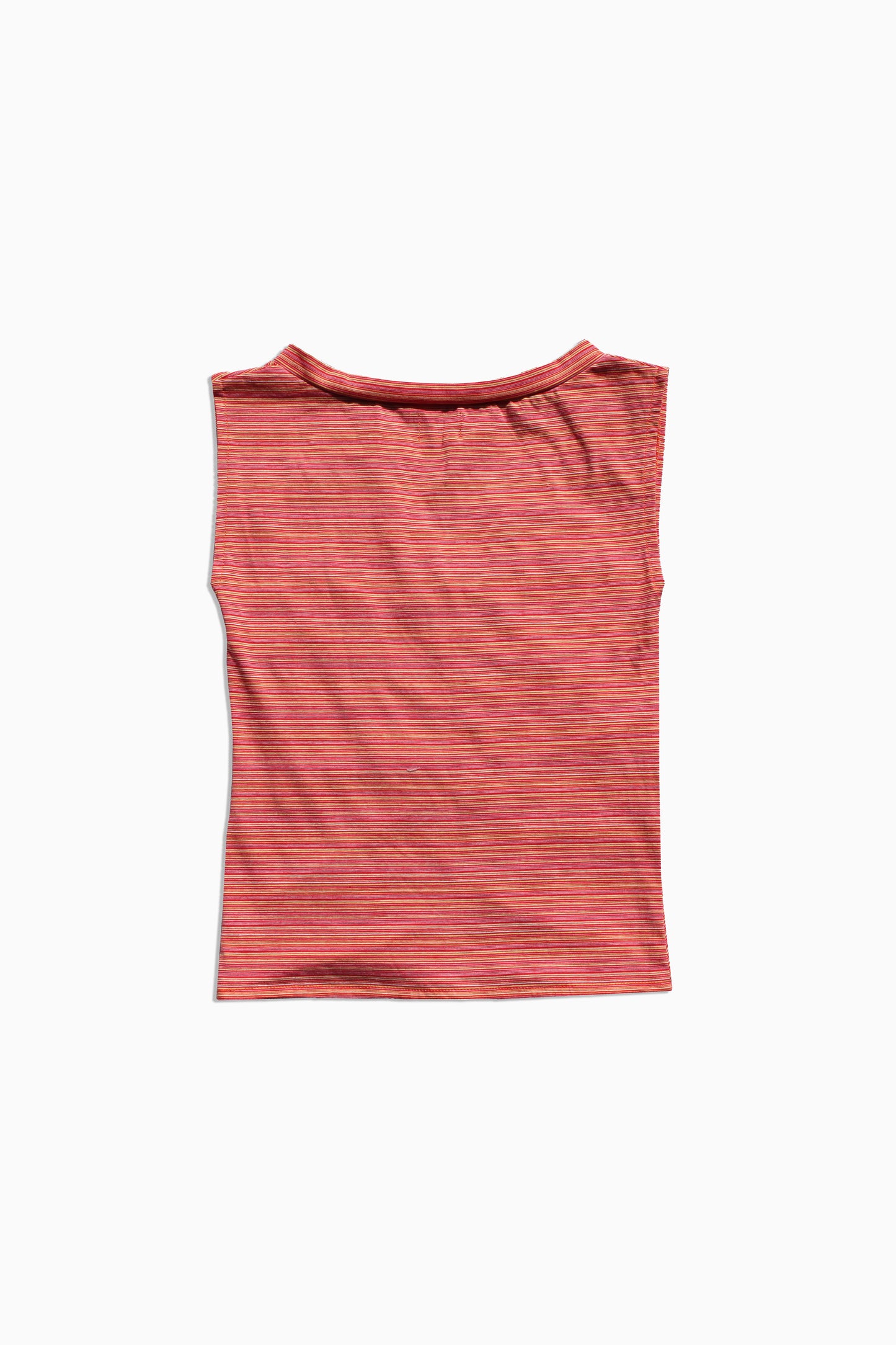 Miya Pink Stripe Ruched Top